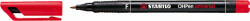 STABILO Permanent marker F, OHP Stabilo 842/40 piros (842/40) - cartridge