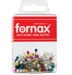 Fornax Gombostű FORNAX BC-489 színes fejjel műanyag dobozban (A-489) - cartridge