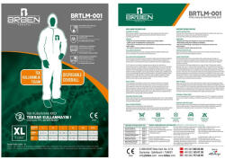  Munkavédelmi overál "M" fehér (BRTLM001)