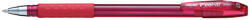  Golyóstoll kupakos 0, 35mm, háromszög fogózóna Pentel Feel it BX487-B, írásszín piros (32670) - cartridge