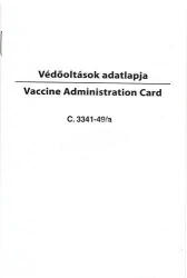 Védőoltások Adatlapja Kiskönyv A6 11 Old C. 3341-49/a (nyomtc334149a)