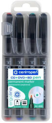 Permanent marker CD-DVD liner M 1 mm CENTROPEN 4606 4-es klt (646060401)
