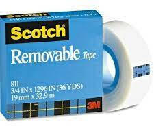 3M Ragasztószalag eltávolítható 19 mm x 33 m 3M SCOTCH 811 (000006835)