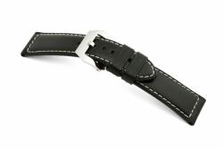 RIOS1931 RIOS Firenze Panerai bőr óraszíj, fekete, 26/22mm