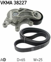 SKF Set curea transmisie cu caneluri SKF VKMA 38227 (VKMA 38227) - automobilus