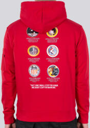 Alpha Industries Apollo Mission Hoody - speed red