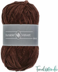 DURABLE Velvet 385 Coffee - sötétbarna zsenília fonal