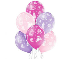 Godan Baby Girl léggömb, lufi 6 db-os 12 inch (30cm) (MLG002942)