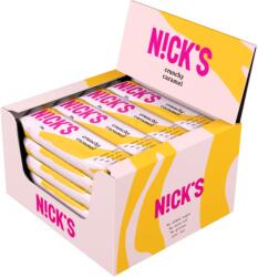N!CK'S N! ck’s Crunchy Caramel - Ropogós mandulagrillázs tejcsokoládéval kínáló 21x28 g (2 db ajándék)