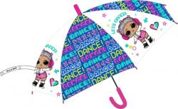 E plus M LOL Surprise gyerek félautomata átlátszó esernyő dance Ø74cm (EMM5250224)