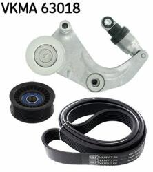 SKF Set curea transmisie cu caneluri SKF VKMA 63018 (VKMA 63018) - automobilus