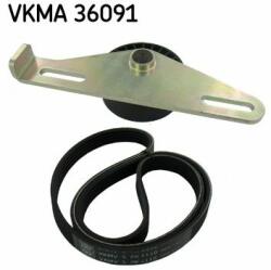 SKF Set curea transmisie cu caneluri SKF VKMA 36091 (VKMA 36091) - automobilus
