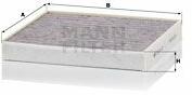 Mann-filter Filtru, aer habitaclu MANN-FILTER CUK 24 021 (CUK 24 021)