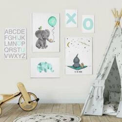 Heinner Set 6 tablouri decorative Elefant (HR-S6STKO38)