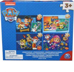 Spin Master Patrula Catelusilor Puzzle 4in1 Din Lemn (6040049) - leunion Puzzle