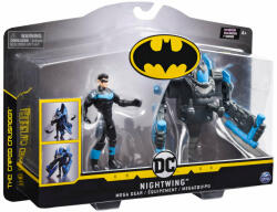Spin Master Figurina Nightwing 10cm Cu Mega Accesorii Pentru Lupta (6055947_20124357) Figurina