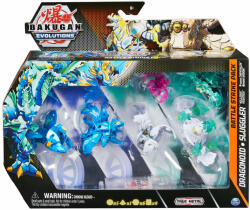 Spin Master Bakugan S4 Pachet Starter 4 Piese Dragonoid, Slugger, Nillious Si Pegatrix (6062874_20134753) Figurina