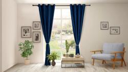 Heinner Set 2 draperii catifea 140x270 cm- Albas (HR-VDR140-BLUE)
