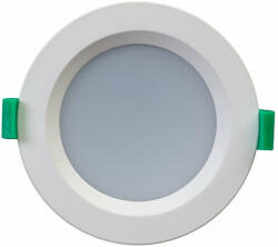 UltraLux Panou LED incastrabil dimabil TRIAC, rotund, 10W, 3 temperaturi de culoare la alegere, IP44 (LLV10D)