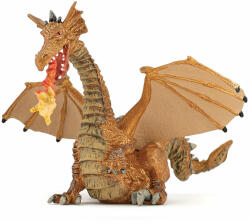 Papo Figurina Dragon Auriu Inaripat Cu Flacara (papo39095) - leunion Figurina