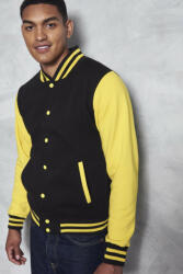 Just Hoods AWJH043 VARSITY JACKET (awjh043fr/awh-3xl)