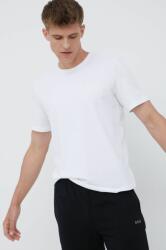 Boss pizsama póló fehér, férfi, nyomott mintás - fehér XL