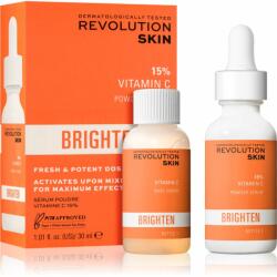 Revolution Beauty Brighten 15% VItamin C ser dublu pentru o piele mai luminoasa 30 ml