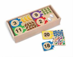 Melissa & Doug számpárosító puzzle 40db-os (2542)