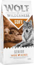 Wolf of Wilderness 2x12kg Wolf of Wilderness Senior "Soft - Wide Acres" - csirke száraz kutyatáp
