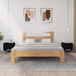 vidaXL Noptiere, 2 buc. , negru, 50x46x50 cm, lemn prelucrat (819535)