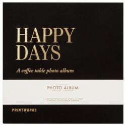 Printworks Fotóalbum HAPPY DAYS, fekete, Printworks (PRPW00525)