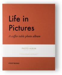 Printworks Fotóalbum Life In Pictures L Printworks narancs (PRPW00152)
