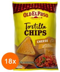 Old El Paso Set Tortilla Chips Cheese Old El Paso, 18 Bucati x 185 g