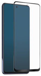 Full Silk Screen teljes kijelzős üvegfólia, ütésálló védőfólia Samsung G990 Galaxy S21 FE 5G fekete (5D, 9H)