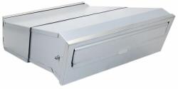 Damech Cutie postala, inox, adancime reglabila, argintiu, format C4, 30x24/40.5x11 cm, Damech GartenVIP DiyLine (SMN)