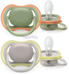 Philips játszócumi - ultra air 6-18hó neutral 2db-os