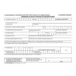  állományba Vételi Bizonylat B. 11-69/v 25x4 Lapos Fekvő (nyomtb1169v) - cartridge