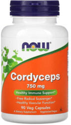 NOW Cordyceps, 750mg, Now Foods, 90 capsule