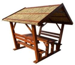  Kocka oszlopos Rönkfa bútor (filagória) INGYEN kiszállítás és összeszerelés