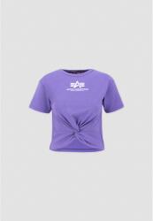 Alpha Industries Knotted Crop T Woman - electric violet