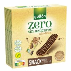 gullón Snack Zero Teljes kiőrlésű szelet étcsokoládé bevonattal, édesítőszerrel 150 g - naturreform