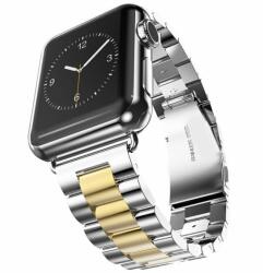 SmartWatcherz Steel Fit Rozsdamentes Acél Apple Watch Szíj Ezüst arany, 38, 40, 41mm (9433-43068)