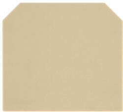 Weidmüller WEIDMÜLLER AP SAK2.5 KRG Véglap, 1.5 mm, sötétbézs, sárga (0279520000) (0279520000)