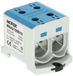 MOREK OTL150-2 Fővezetéki sorkapocs, 2xAl/Cu 25-150, 1500V, kék (MAA2150B10) (MAA2150B10)