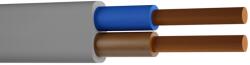 Prysmian PRYSMIAN' H03VVH2-F 2x 0, 75 mm2 fekete (ring), MTL 2x0, 75 (300/300V) PVC lapos vezeték (20222354) (KB100126900)