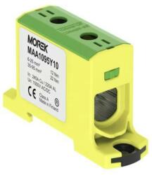 MOREK OTL95 Fővezetéki sorkapocs, 1xAl/Cu 6-95 mm2, 1500V, zöld/sárga (MAA1095Y10) (MAA1095Y10)