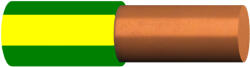 Prysmian H07V-U 1, 5 mm2 zöld-sárga (box), MCu 1, 5, (1KV), tömör Cu-vezető, PVC-érszigeteléssel (100m) (20210289) (KB100160500)