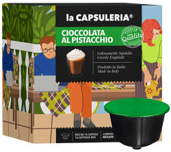 La Capsuleria Ciocolata Calda cu gust de Fistic, 96 capsule compatibile Dolce Gusto, La Capsuleria (DG34-96)