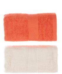 Square Nature Set 2 Prosoape Baie 50x90 Cm -coral Mix (sn-2batht90-crl)