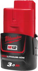 Milwaukee Acumulator Li-Ion Milwaukee M12B3 12V - 3, 0Ah (MLW4932451388)